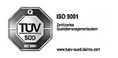 JBW ist ISO 9001-zertifiziert