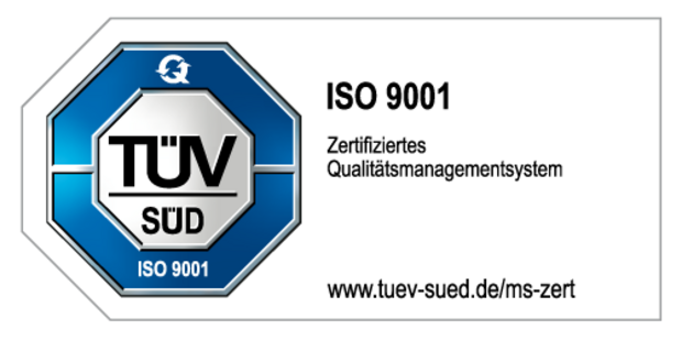 JBW ist zertifiziert nach ISO 9001